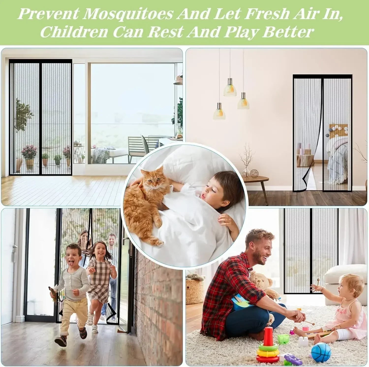 Premium Magnetic Screen Door for Ultimate Bug Protection
