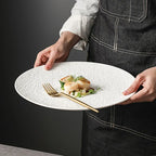 Exquisite Ceramic Steak Plate for Elegant Dining