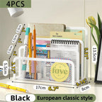 Elegant Metal Mesh Desk Organizer - Streamline Your Workspace