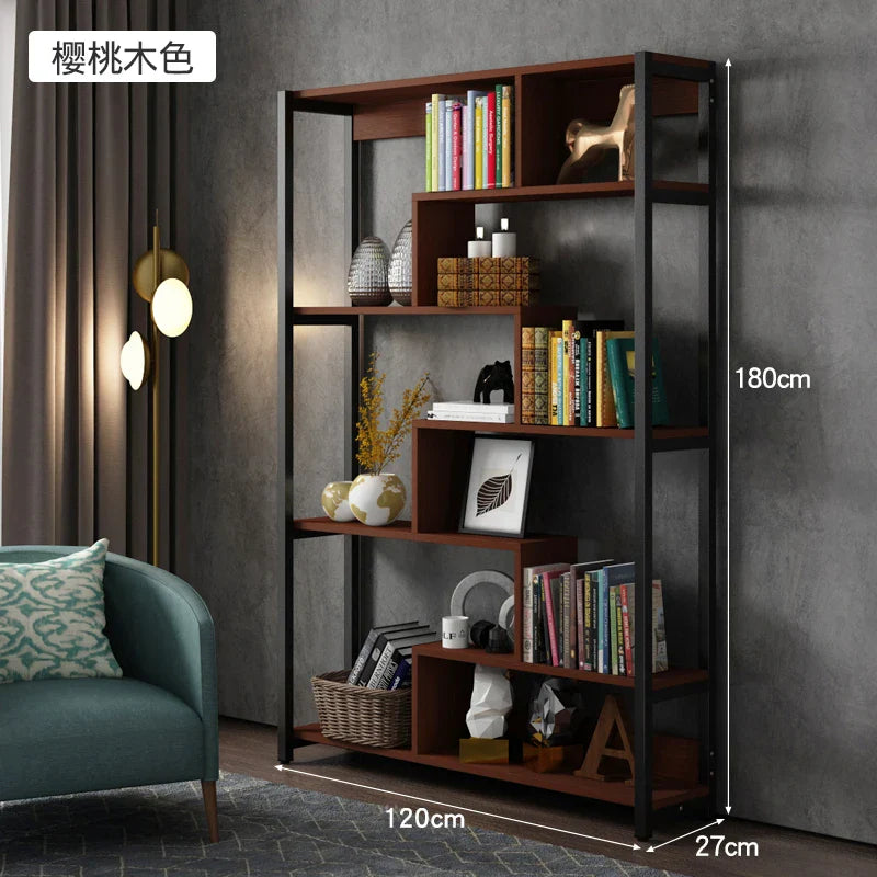 Elegant Modern Bookcase with Adjustable Shelves