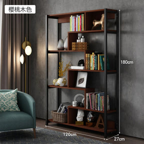 Elegant Modern Bookcase with Adjustable Shelves