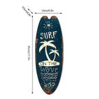 Vintage Surfboard Wooden Wall Sign – Ocean Beach Decor