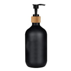 Elegant Matte Soap Dispenser Set with Tray for Kitchen & Bathroom