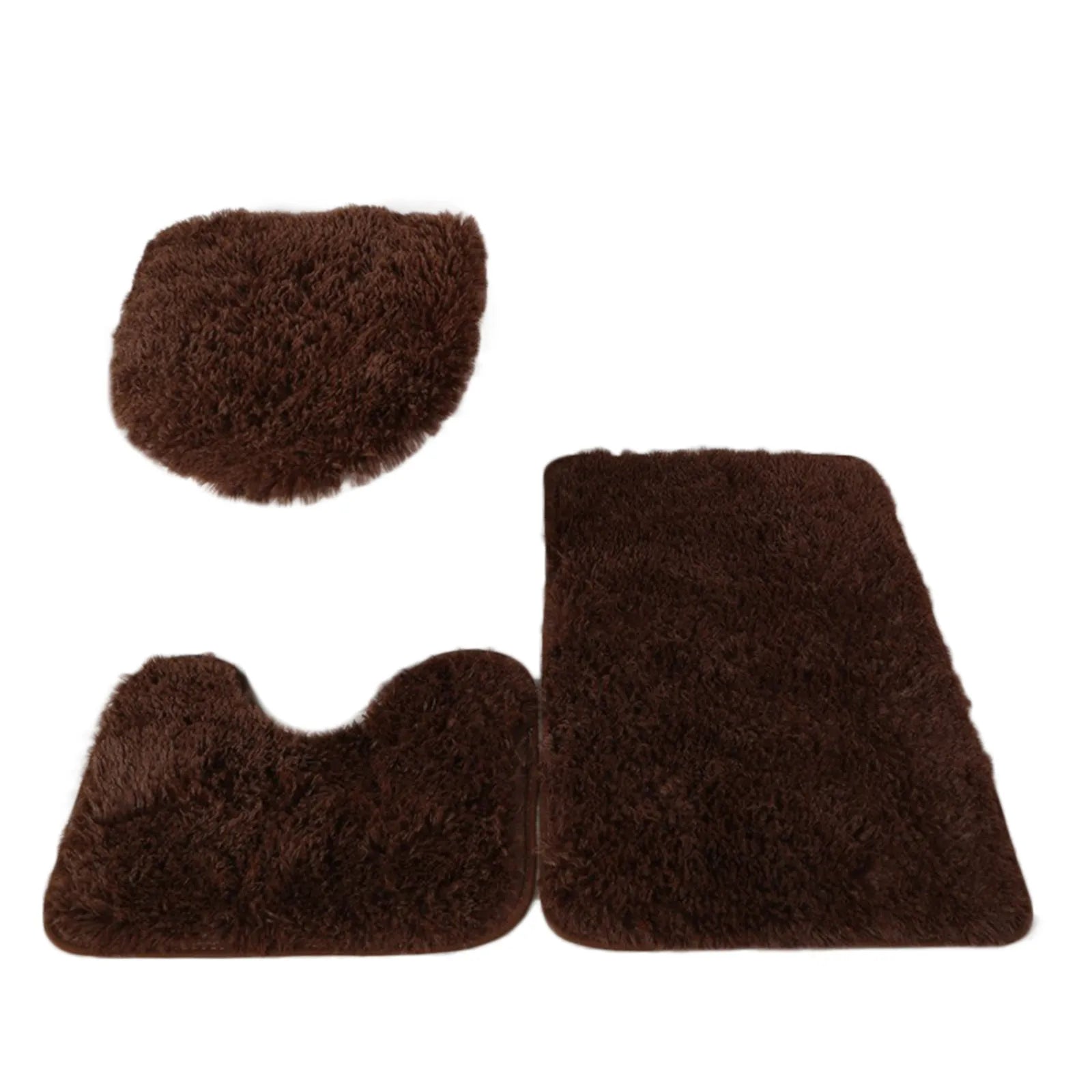 Luxurious Fluffy Bathroom Mat Set - Comfort and Style