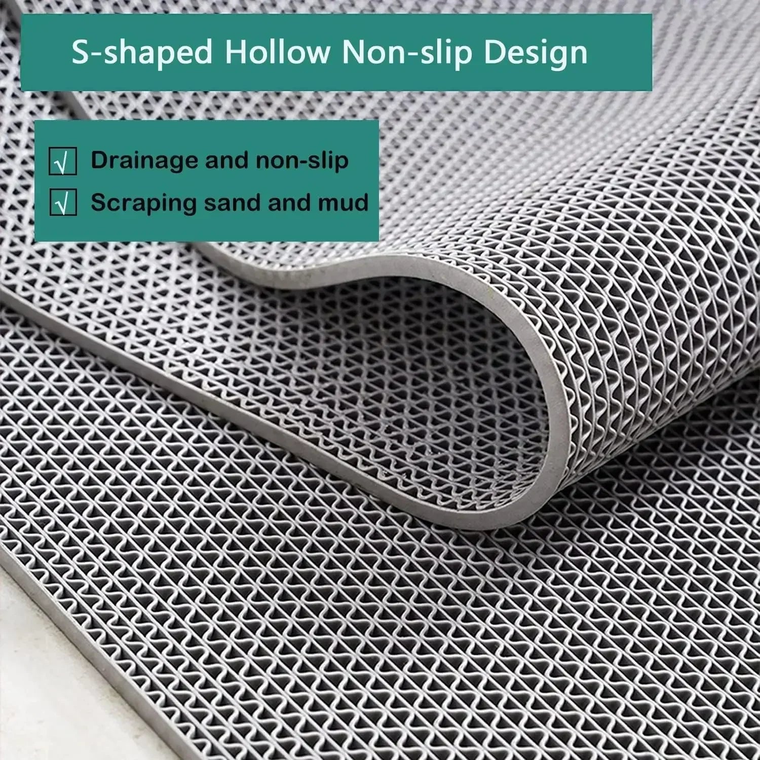 Luxurious Non-Slip Waterproof Bathroom Mat