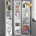 Elegant Bathroom Corner Storage Cabinet - Maximize Space & Style