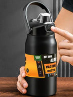 Elegant Stainless Steel Insulated Water Bottle with Straw