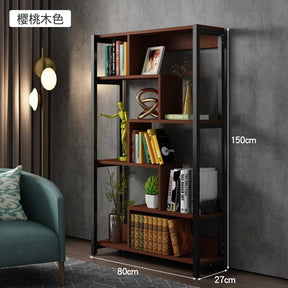 Elegant Modern Bookcase with Adjustable Shelves