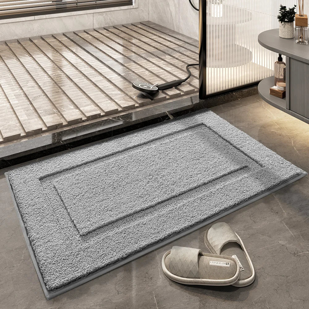 Luxury Microfiber Bath Mat - Superior Water Absorption & Anti-Slip