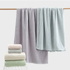 Luxurious 100% Cotton Towel Set - Unmatched Absorbency & Elegance