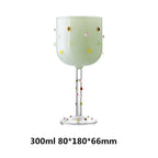 Exquisite Colored Wine Glasses - Lead-Free Elegance