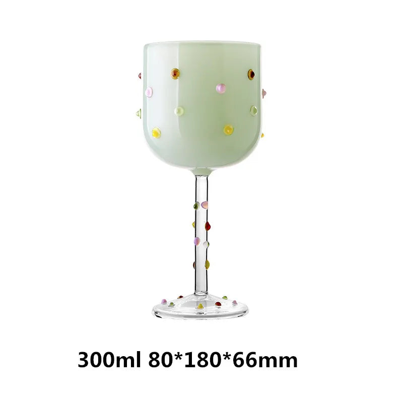Exquisite Colored Wine Glasses - Lead-Free Elegance
