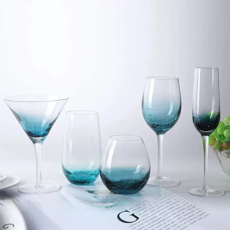 Nordic Elegance: Handcrafted Crystal Wine Glass