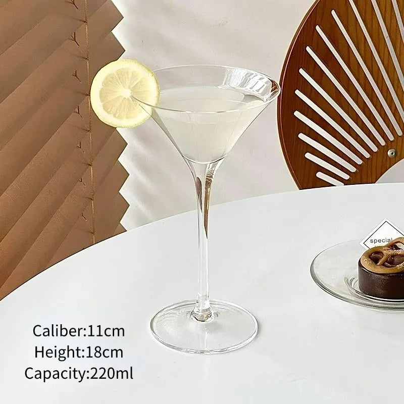 Elegant Japanese Style Martini Glass - Elevate Your Drink Experience