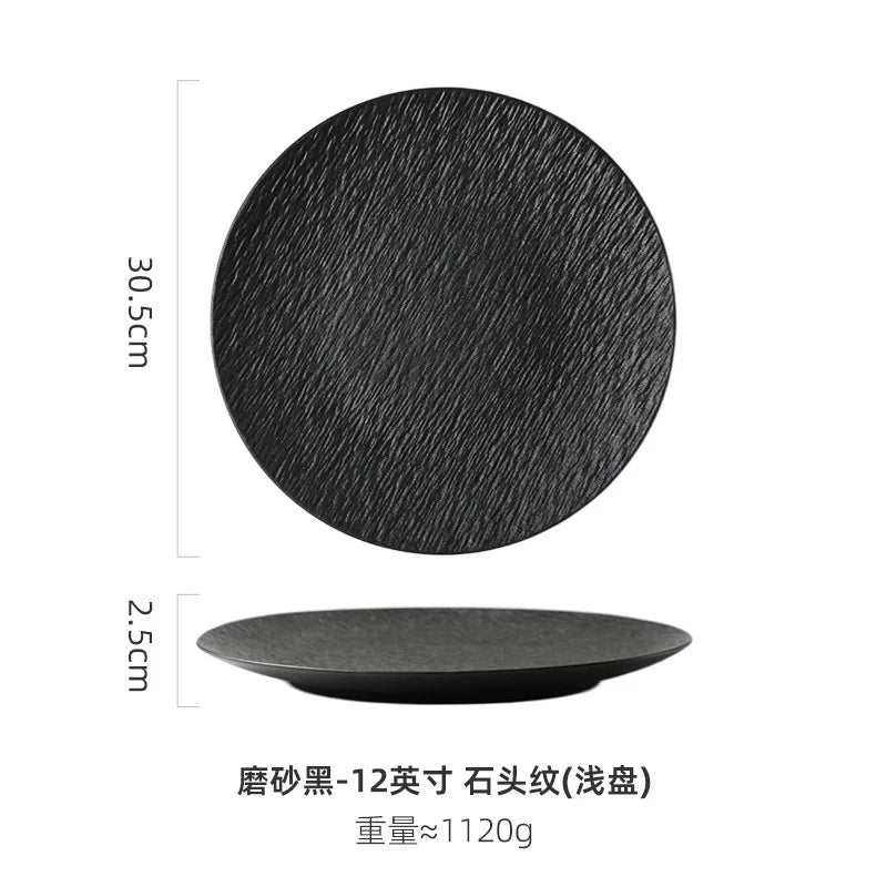 Exquisite Ceramic Steak Plate for Elegant Dining