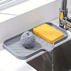 Elegant Silicone Sink Tray - Ultimate Kitchen Organizer