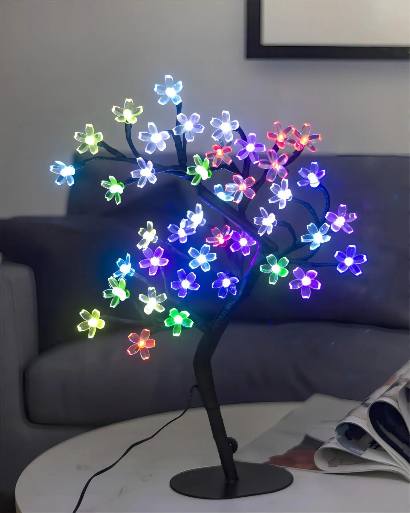 Enchanting Cherry Blossom LED Bonsai Lamp