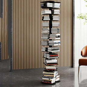 Elegant Rotating Bookcase for Modern Home Decor