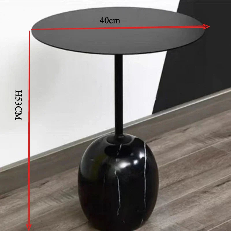 Elegant Marble Round Coffee Table