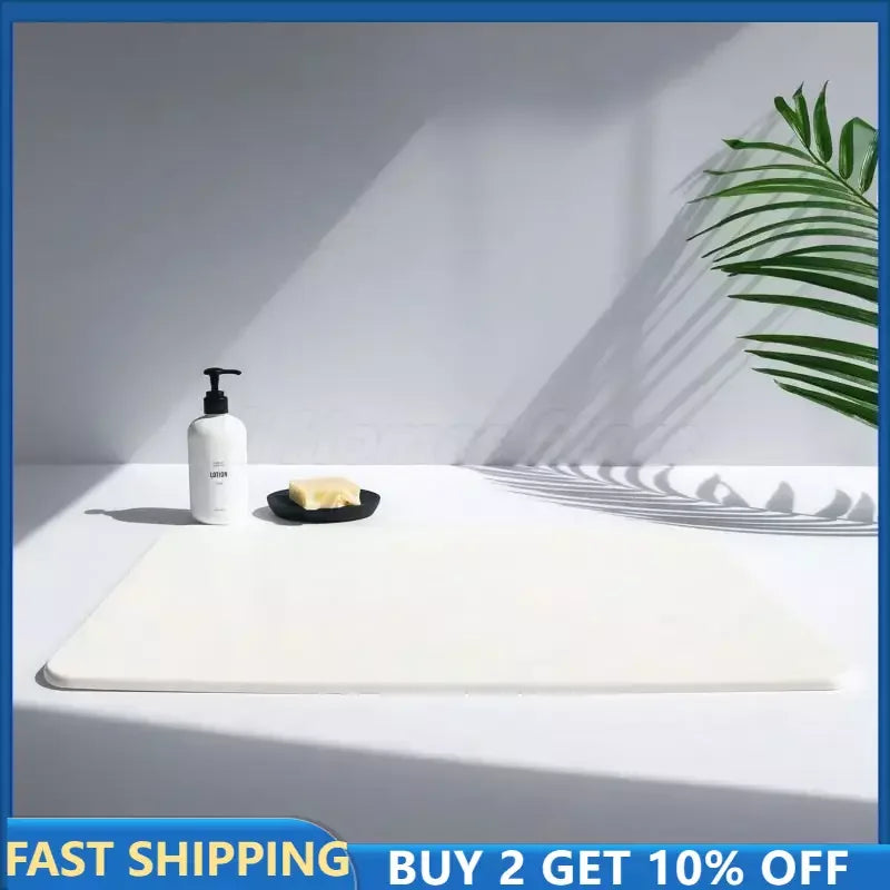 Luxurious Diatomaceous Stone Bath Mat - Ultra-Absorbent & Eco-Friendly