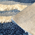 Ocean Wave Tufted Rug – Elegant Anti-Slip Home Decor