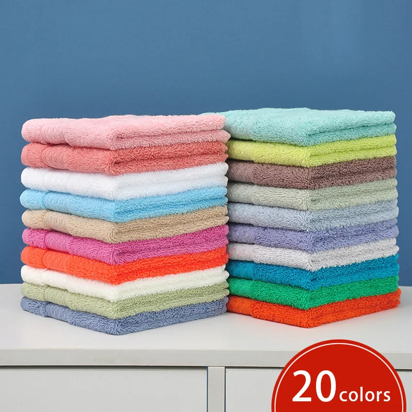 Luxurious Cotton Hand Towels - 20 Vibrant Colors