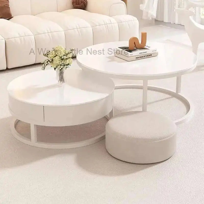 Exquisite White Coffee Table for Elegant Living Spaces