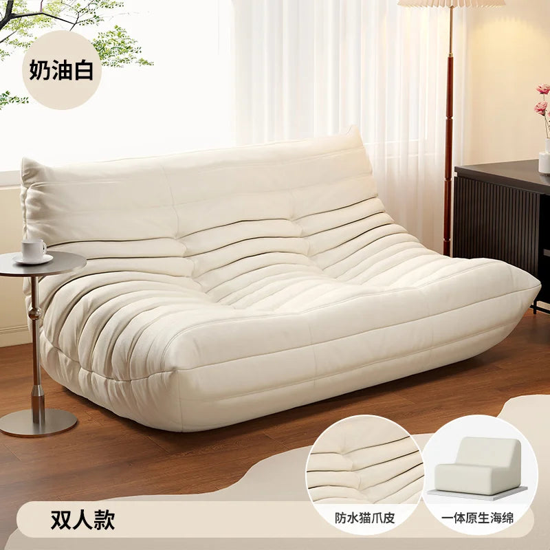 Elegant Nordic Bean Bag Sofa - Modern Comfort for Your Living Room