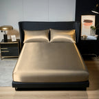 Luxury Satin Bedding Set with Elastic Fit - King Size