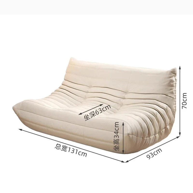 Elegant Nordic Bean Bag Sofa - Modern Comfort for Your Living Room