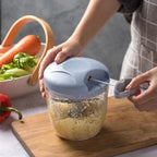 Effortless Manual Garlic & Vegetable Chopper