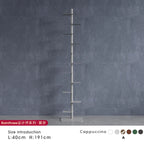 Nordic Minimalist Vertical Metal Bookcase for Children