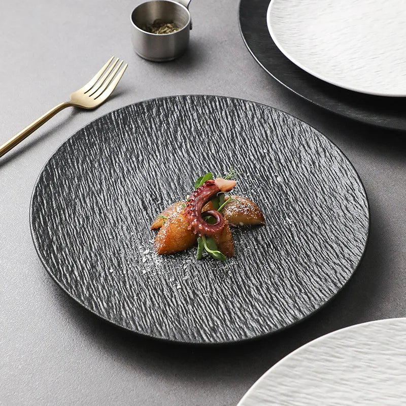 Exquisite Ceramic Steak Plate for Elegant Dining