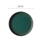 Exquisite Green Ceramic Bowl Set for Elegant Dining