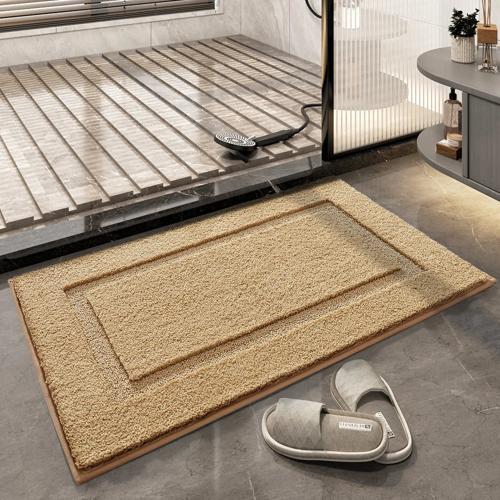 Luxury Microfiber Bath Mat - Superior Water Absorption & Anti-Slip