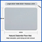 Luxurious Diatomaceous Stone Bath Mat - Ultra-Absorbent & Eco-Friendly