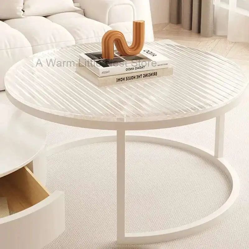 Exquisite White Coffee Table for Elegant Living Spaces