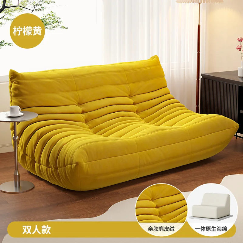 Elegant Nordic Bean Bag Sofa - Modern Comfort for Your Living Room