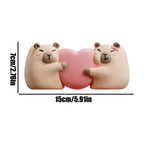 Charming Capybara Electric Toothbrush Holder for Families