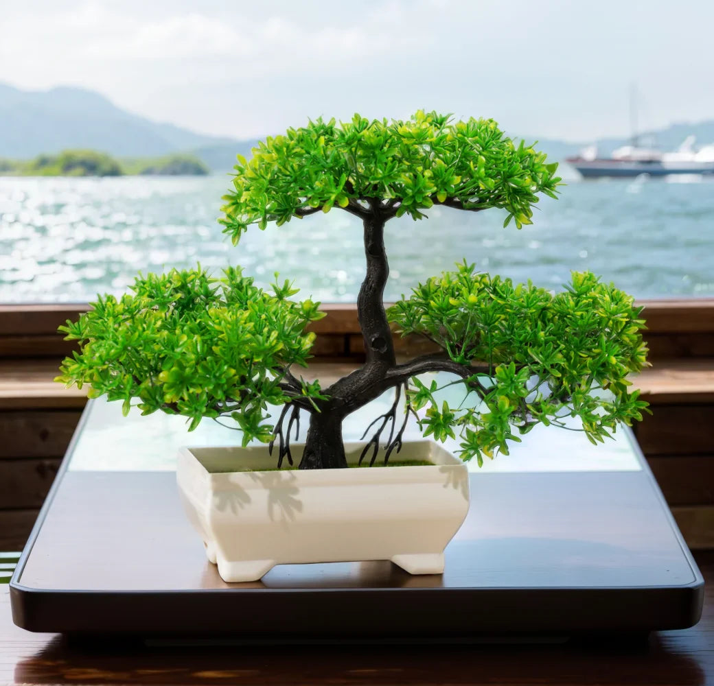 Elegant Artificial Bonsai Tree for Exquisite Home Decor