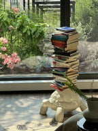 Artistic Turtle Bookshelf - Modern Elegance for Your Living Room