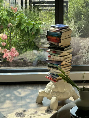 Artistic Turtle Bookshelf - Modern Elegance for Your Living Room