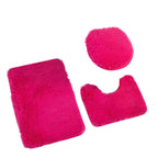Luxurious Fluffy Bathroom Mat Set - Comfort and Style