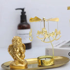 Elegant Rotating Candle Holder – Enchant Your Holidays