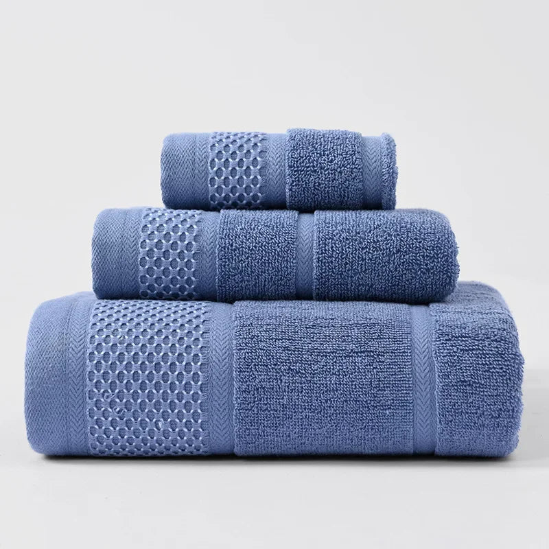 Luxurious Cotton Towel Set - Ultimate Absorbency & Comfort