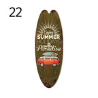 Vintage Surfboard Wooden Wall Sign – Ocean Beach Decor