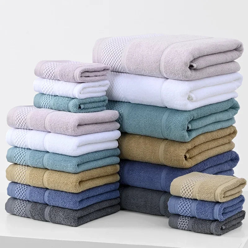 Luxurious Cotton Towel Set - Ultimate Absorbency & Comfort