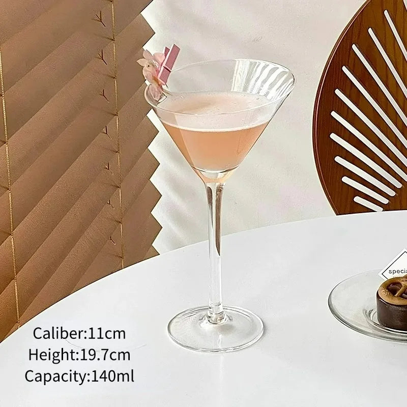 Elegant Japanese Style Martini Glass - Elevate Your Drink Experience