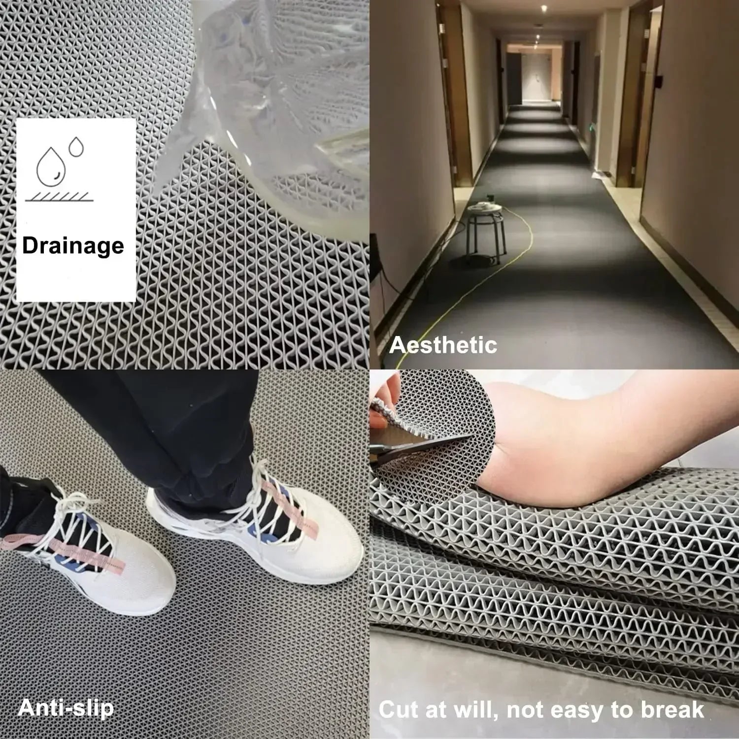 Luxurious Non-Slip Waterproof Bathroom Mat