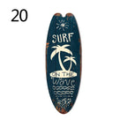Vintage Surfboard Wooden Wall Sign – Ocean Beach Decor